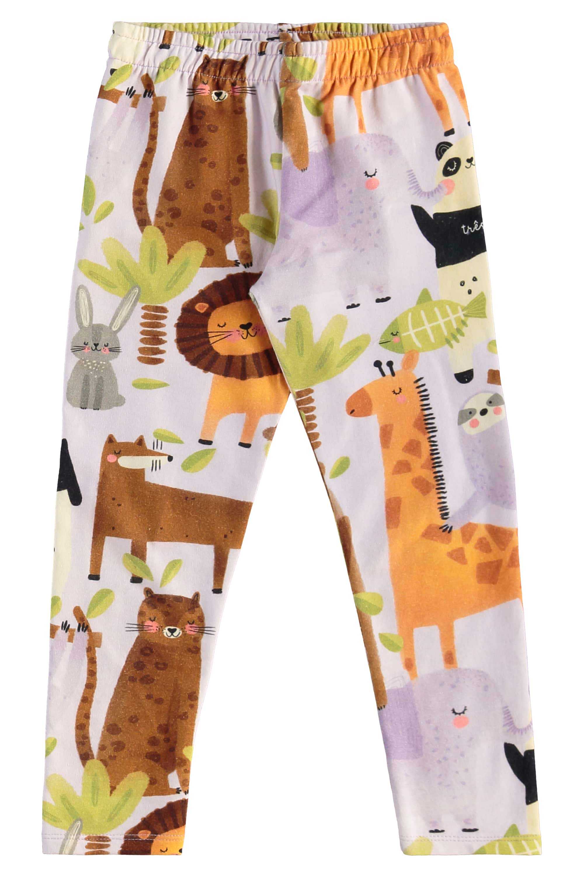 Conjunto Infantil Feminino Safári Encantado (Roxo) Três e Já - Imagem 12
